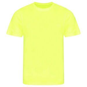 AWDis Cool Unisex Adult Smooth T-Shirt / Electric Yellow